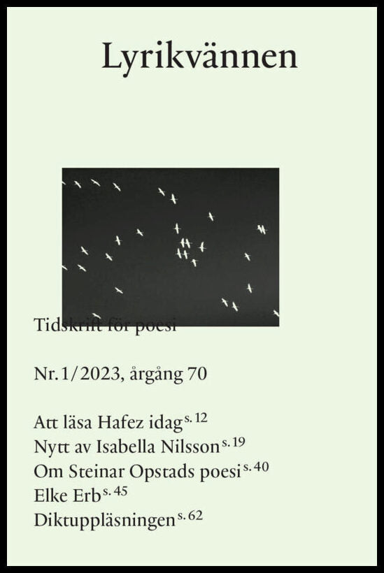 Ekhtesari, Fateme | Ghaleh Dar, Roza | et al | Lyrikvännen 1(2023)