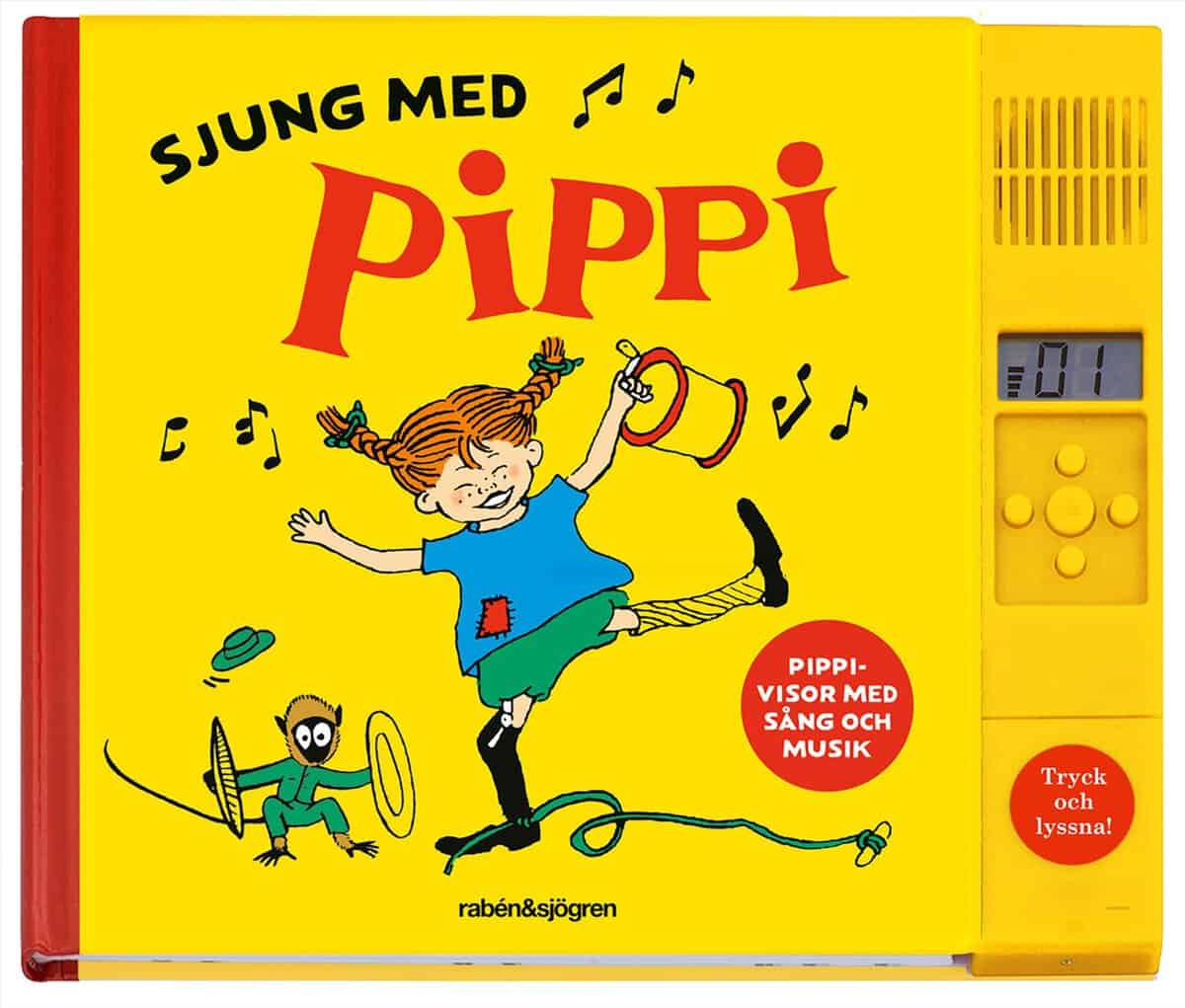 Lindgren, Astrid | Sjung med Pippi (med ljudmodul)
