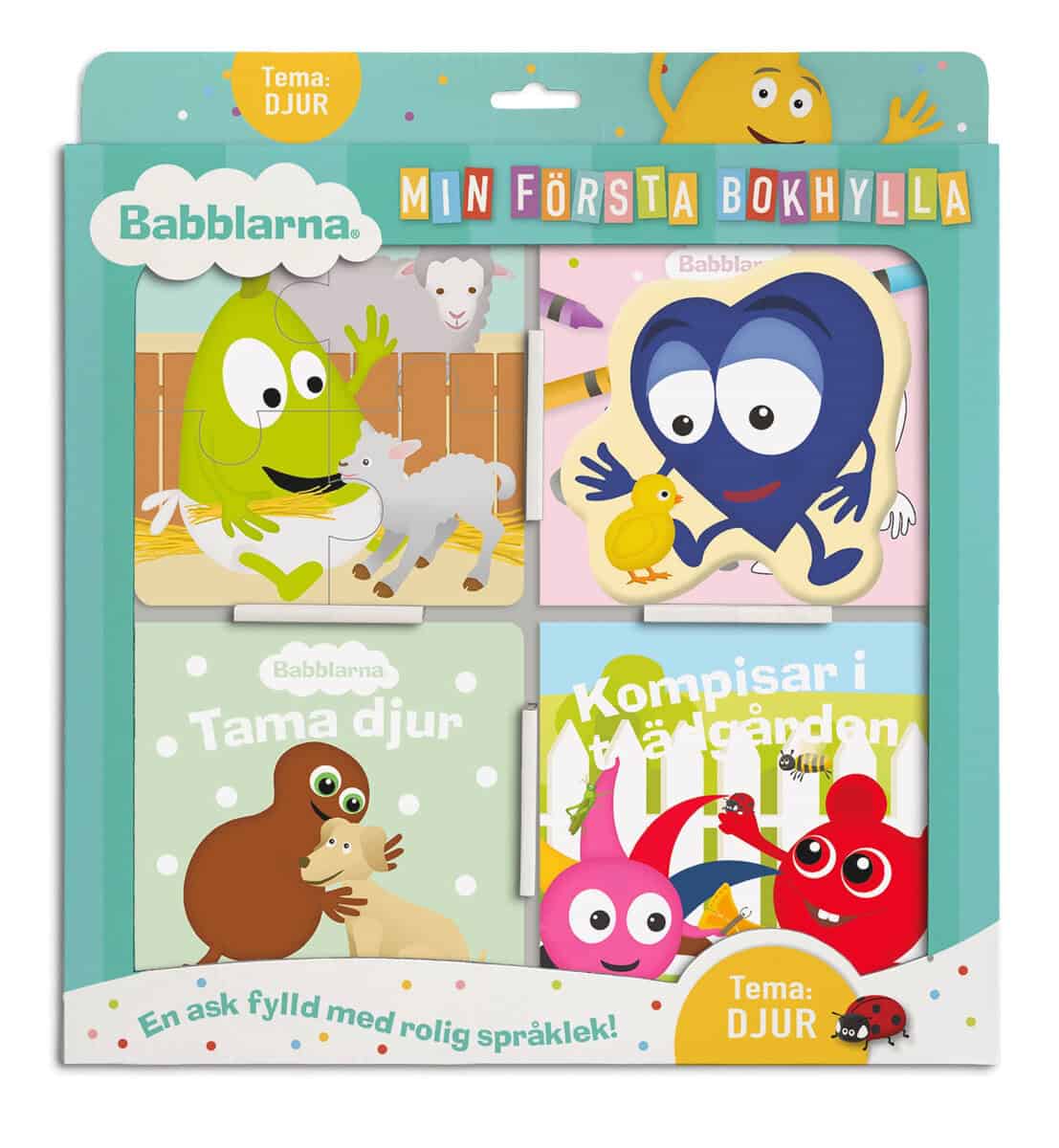 Tisell, Anneli | Babblarna, Min första bokhylla, tema Djur