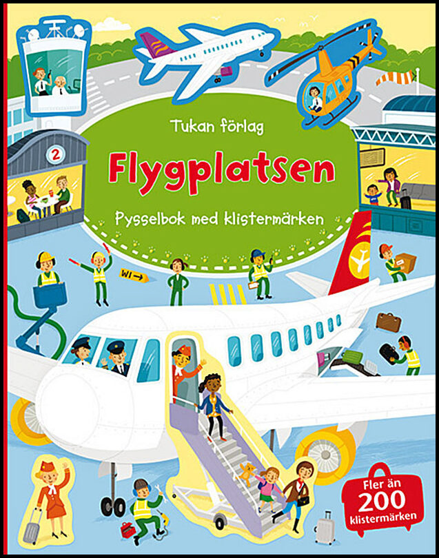 Flygplatsen : Pysselbok med klistermärken