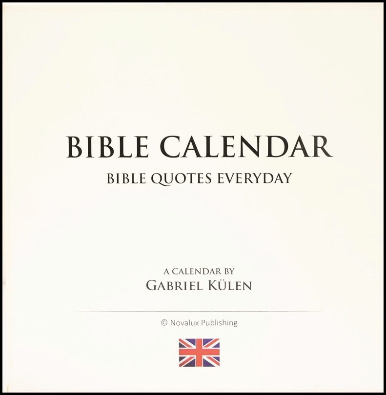 Külen, Gabriel | Bible calendar : Bible quotes everyday