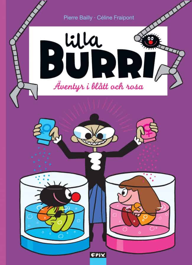 Fraipont, Céline | Lilla Burri. Äventyr i blått och rosa