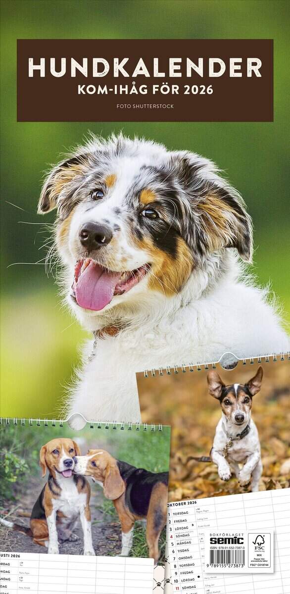 Semic, Bokförlaget | Hundkalender 2026