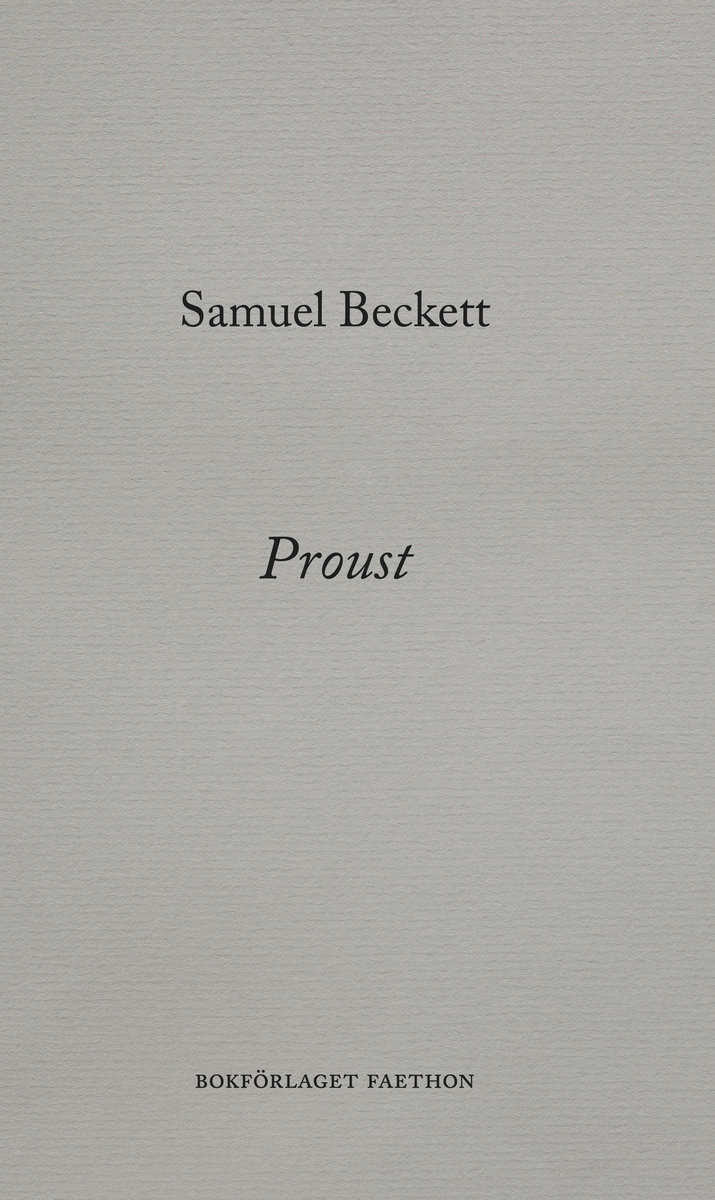 Beckett, Samuel | Proust