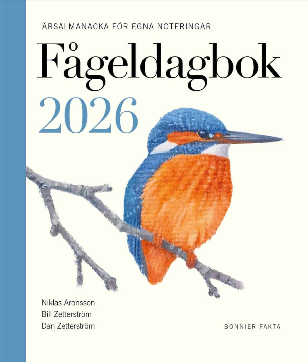 Aronsson, Niklas | Zetterström, Bill | Zetterström, Dan | Fågeldagbok 2026 : Årsalmanacka för egna noteringar