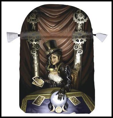Llewellyn | Steampunk High Priestess Satin Tarot Bag