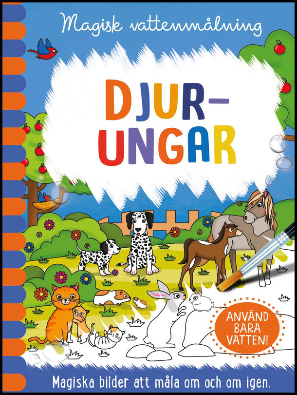 Magisk vattenmålning. Djurungar : Djurungar