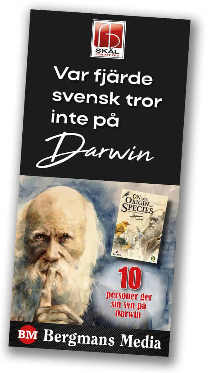 Bergman, Johnny | Var fjärde svensk tror inte på Darwin