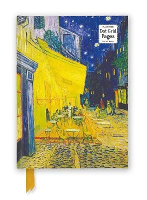 Vincent van Gogh : Cafe Terrace (Foiled Dot Grid Journal)
