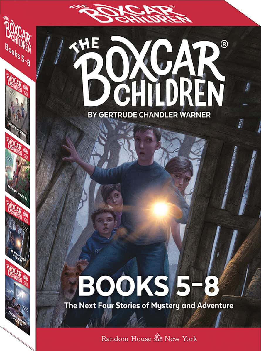 Warner, Gertrude Chandler | The Boxcar Children Mysteries Boxed Set 5-8 : Value, object or array expected.* Line 1, Col...