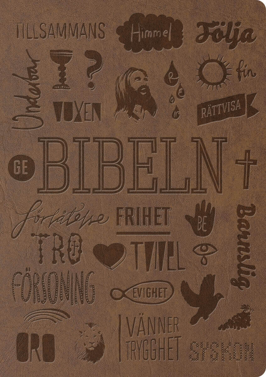 Bibel 2000 Konfirmandutgåva Brun