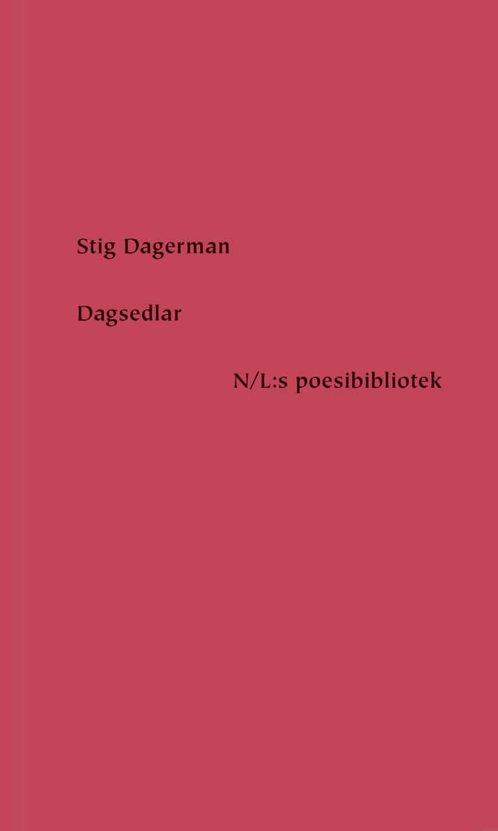 Dagerman, Stig | Dagsedlar