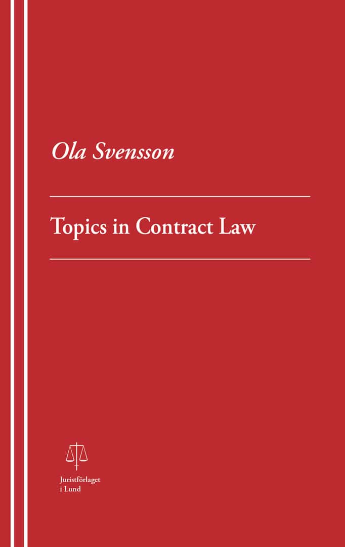Svensson, Ola | Topics in Contract Law