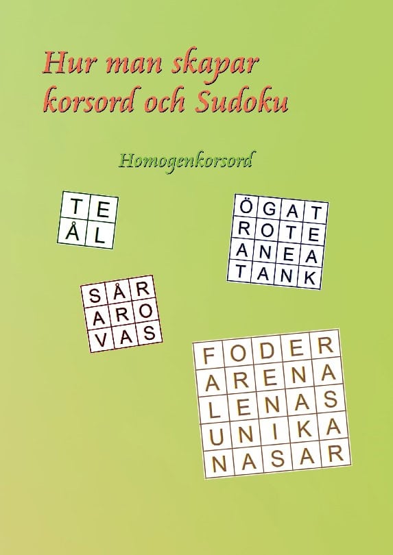 Jeppsson, Stefan | Korsord och Sudoku : Hur man gör egna korsord och Sudoku