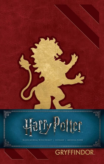 Insight Editions | Harry potter gryffindor hardcover ruled journal : Redesign