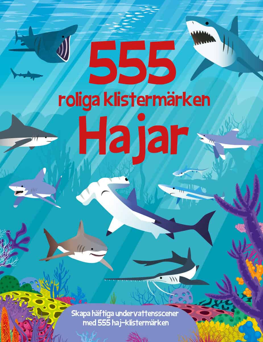 Mayes, Susan | 555 roliga klistermärken. Hajar
