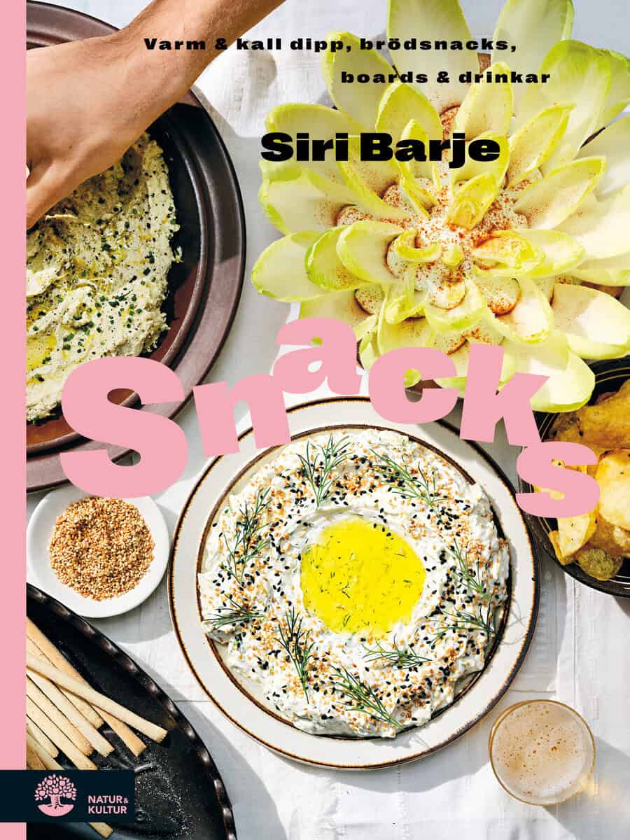 Barje, Siri | Snacks : Varm och kall dipp, brödsnacks, boards & drinkar