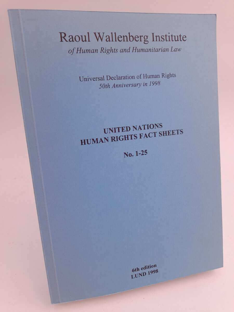 Holmström, Leif | Karlbrink, Lena | United Nations Human Rights Fact Sheets
