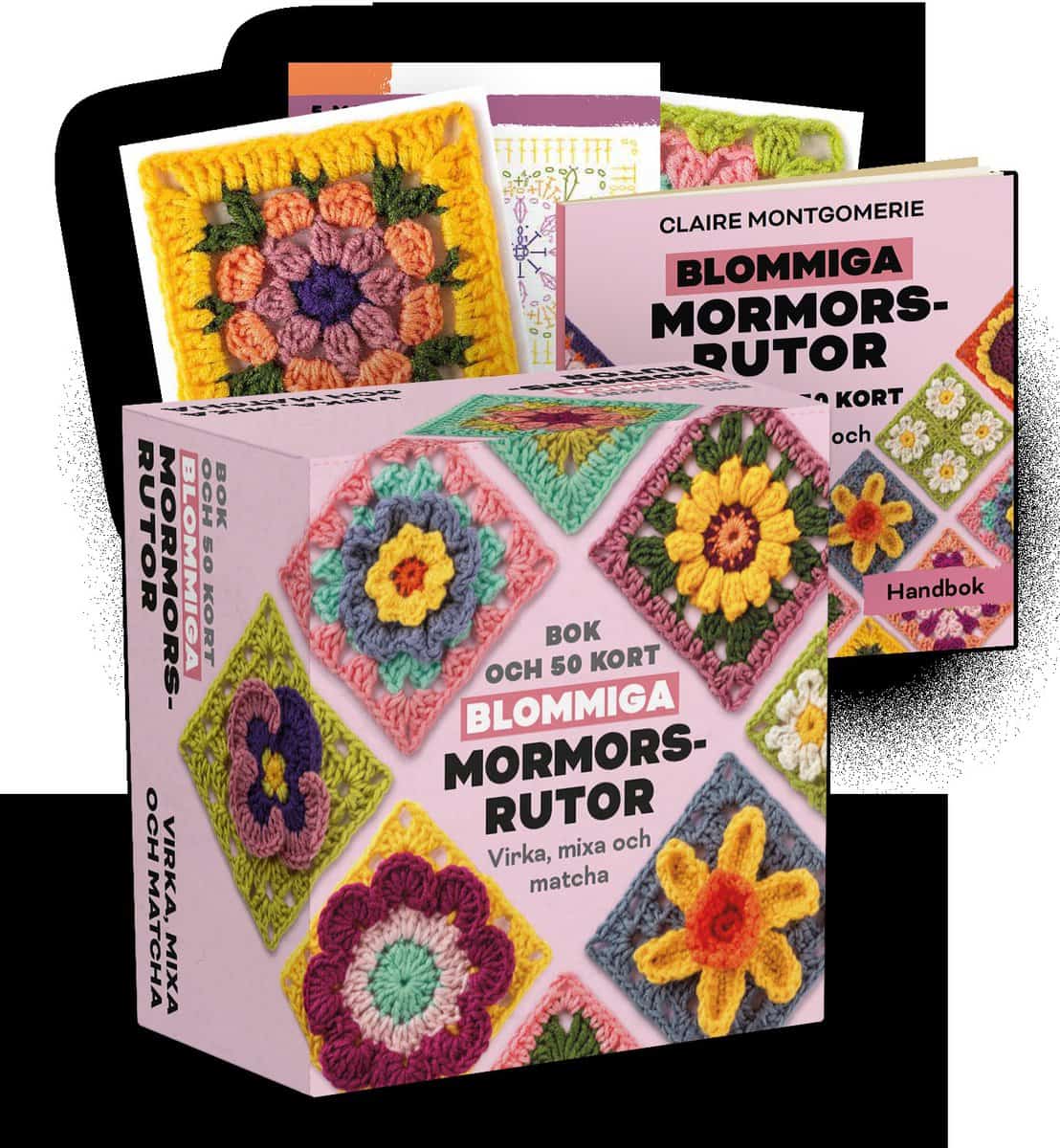 Montgomerie, Claire | Blommiga mormorsrutor : Virka, mixa och matcha