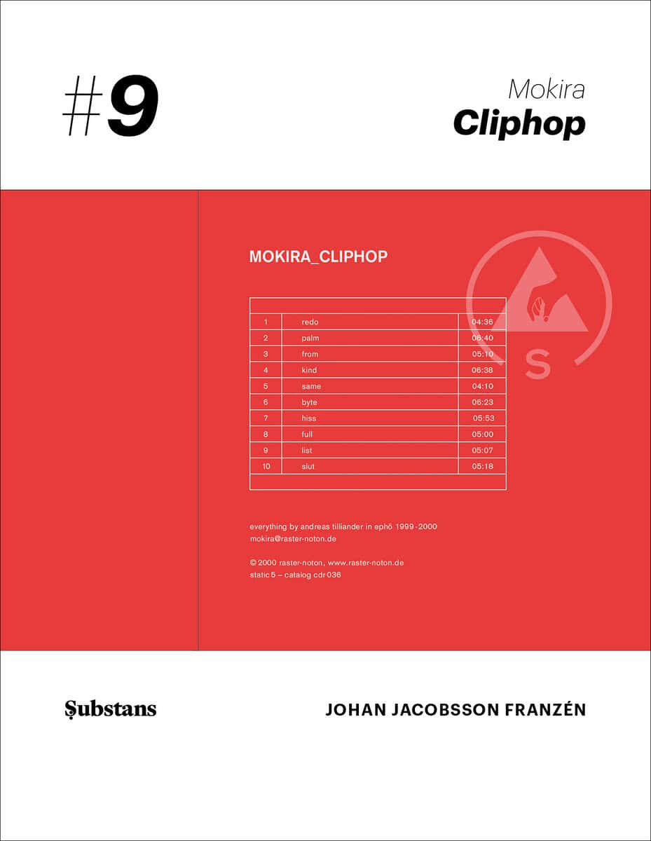 Jacobsson Franzén, Johan | Mokira : Cliphop
