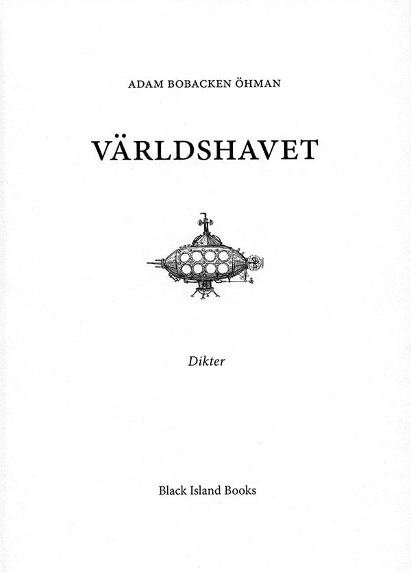 Bobacken Öhman, Adam | Världshavet