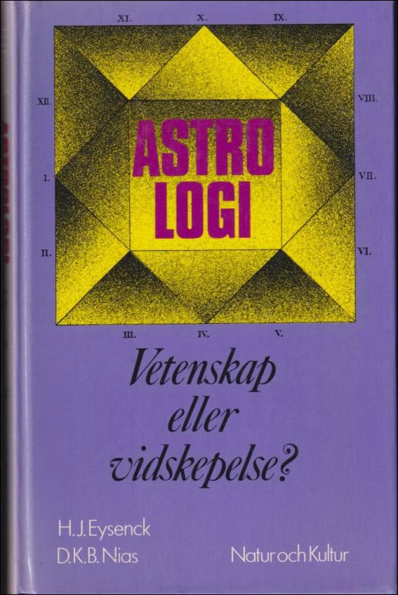 Eysenck, Hans Jürgen | Astrologi : Vetenskap eller vidskepelse?