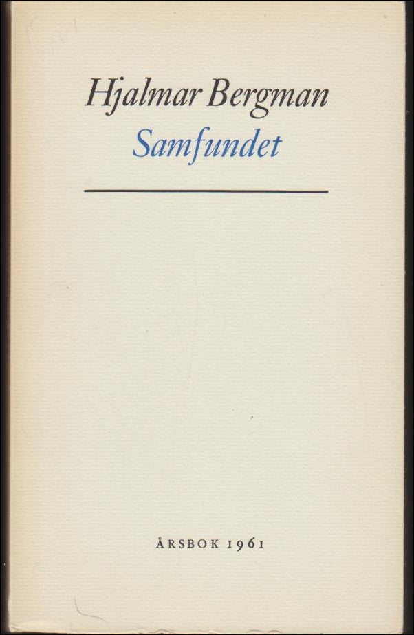 Hjorth, Daniel (red.) | Årsbok 1961