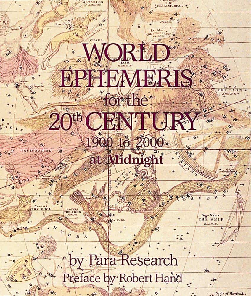Hand, Robert | World Ephemeris For The 2Oth Century (Midnight)