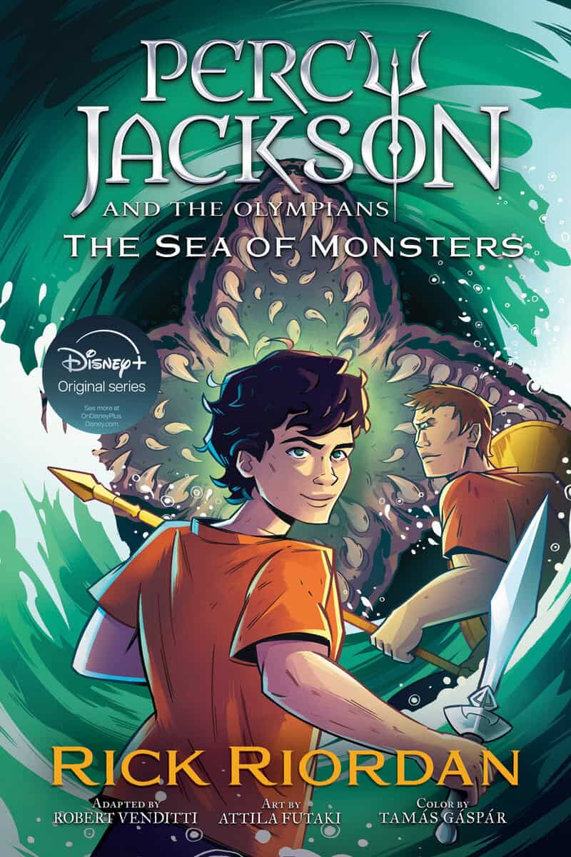 Riordan, Rick | Percy Jackson and the Olympians The Sea of Monsters The Graphic Novel (paperback)