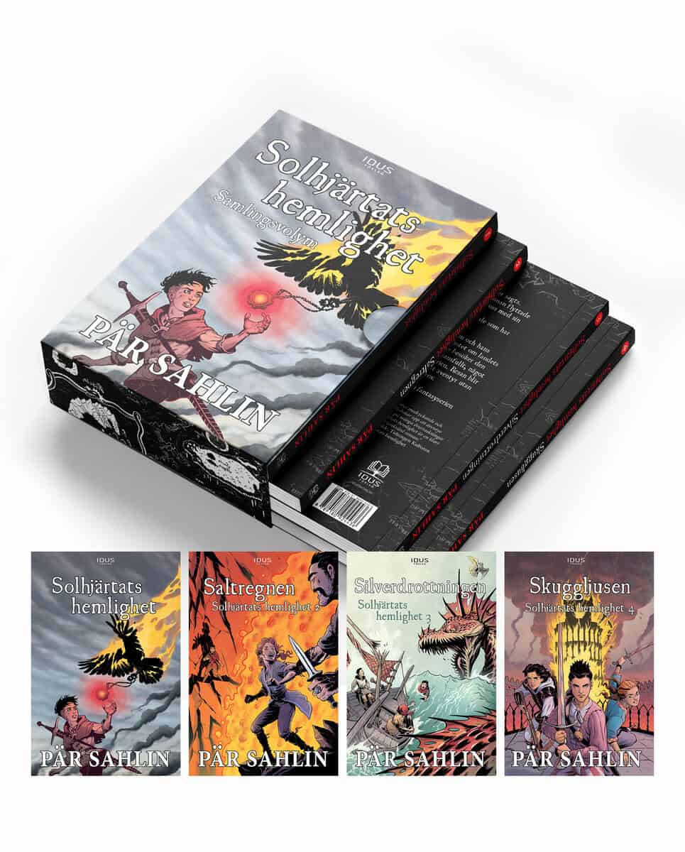 Sahlin, Pär | Solhjärtats hemlighet : Samlingsvolym 1-4