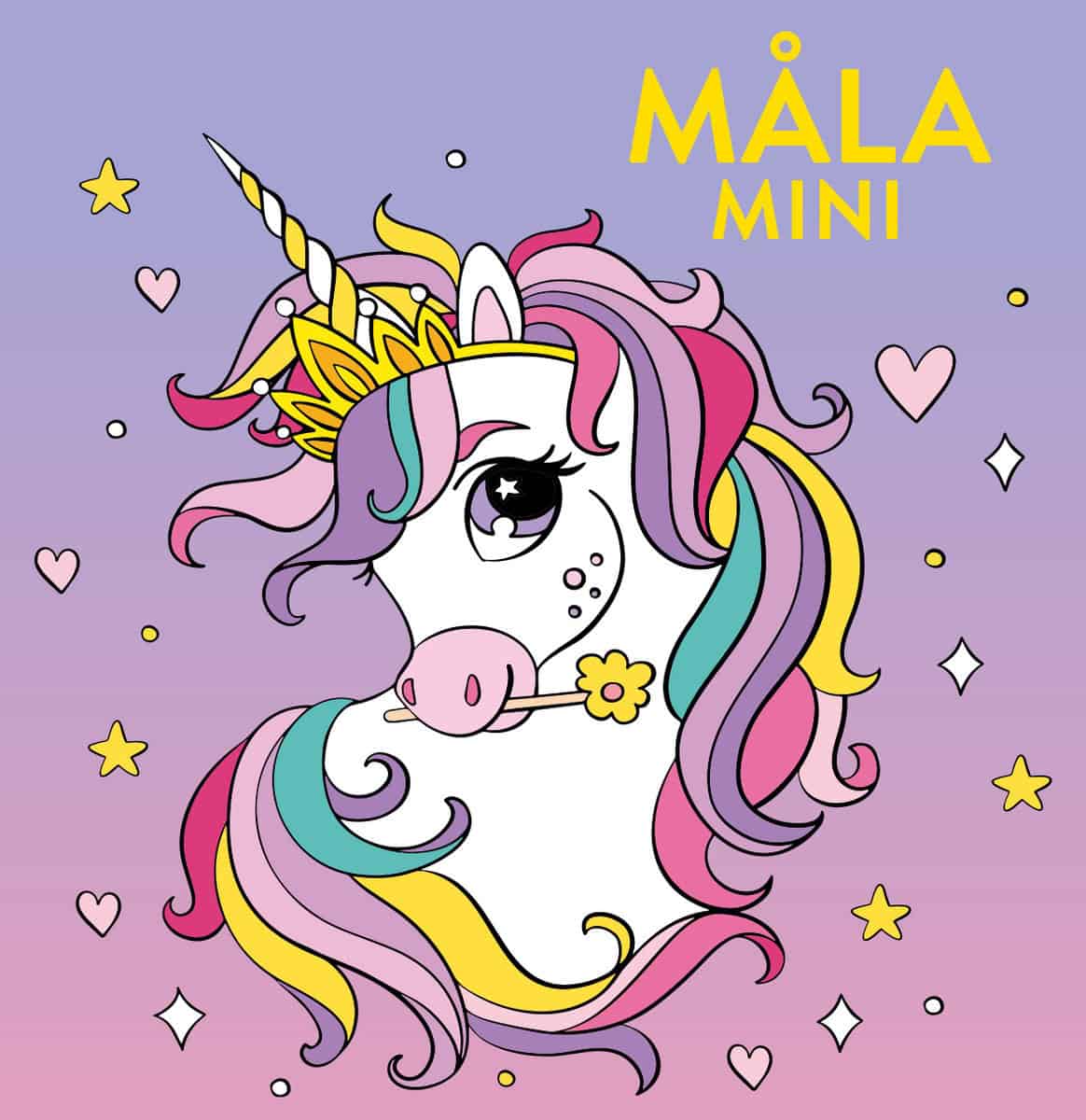 Måla mini. Enhörningar : Enhörningar