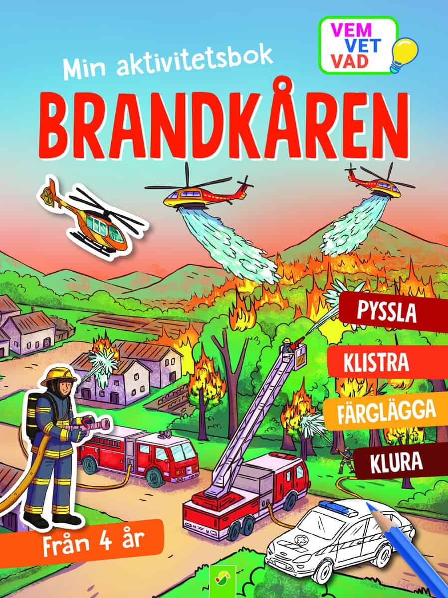 Min aktivitetsbok brandkåren : Med klistermärken