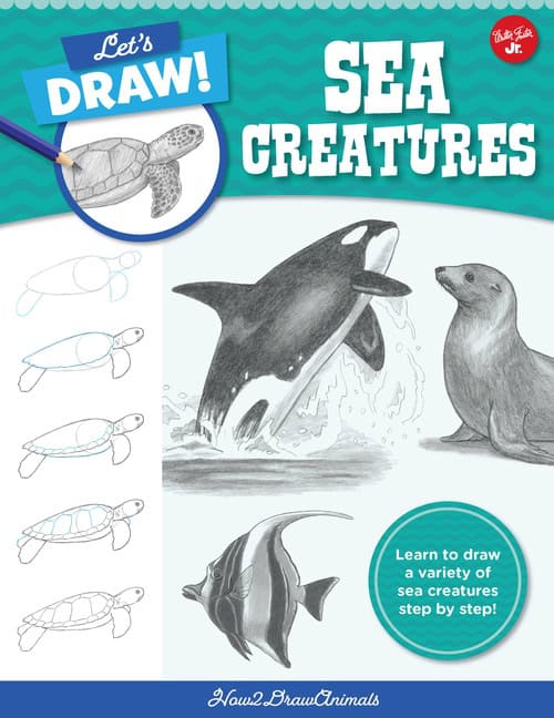 How2DrawAnimals | Lets Draw Sea Creatures