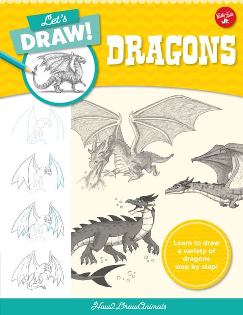 How2DrawAnimals | Lets Draw Dragons