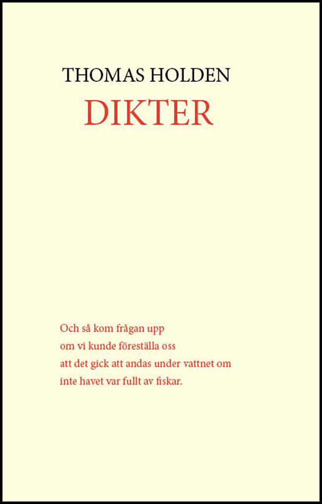 Holden, Thomas | Thomas Holden : Dikter