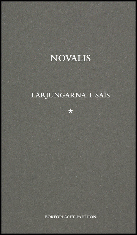 Novalis | Lärjungarna i Saïs