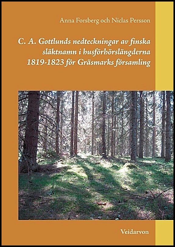 Forsberg, Anna| Persson, Niclas | C. A. Gottlunds nedteckningar av finska släktnamn i husförhörslängderna 181