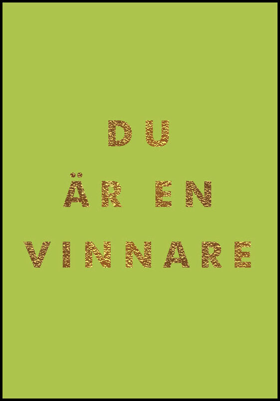 Du är en vinnare