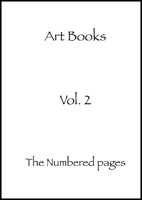 Art Books | The numbered pages : Art Books volume 2