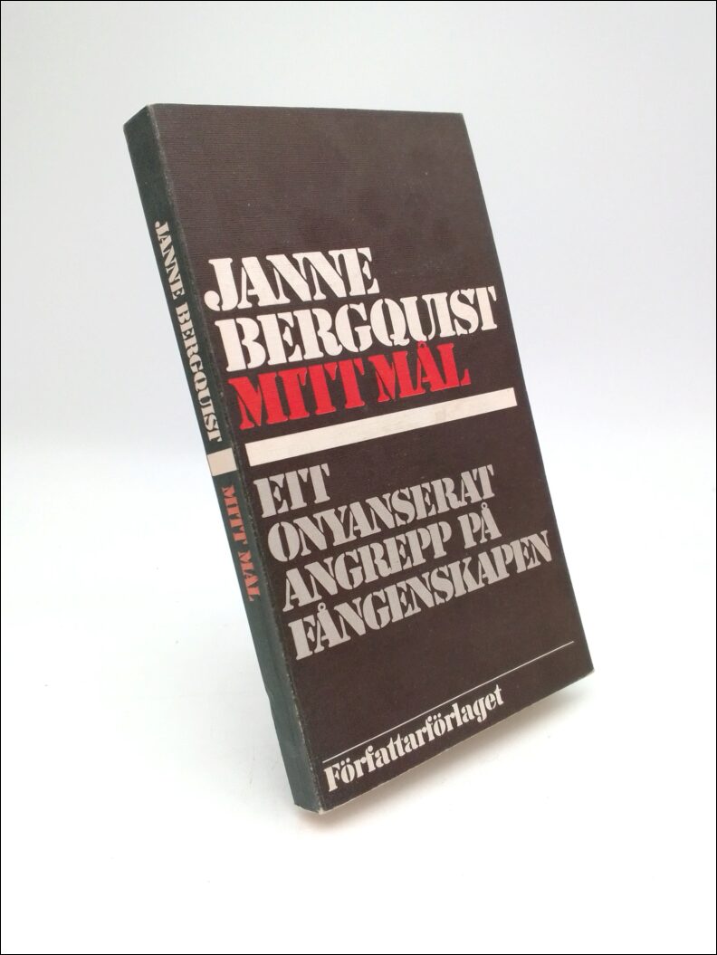 Boktips: Mitt mål av Bergquist, Janne