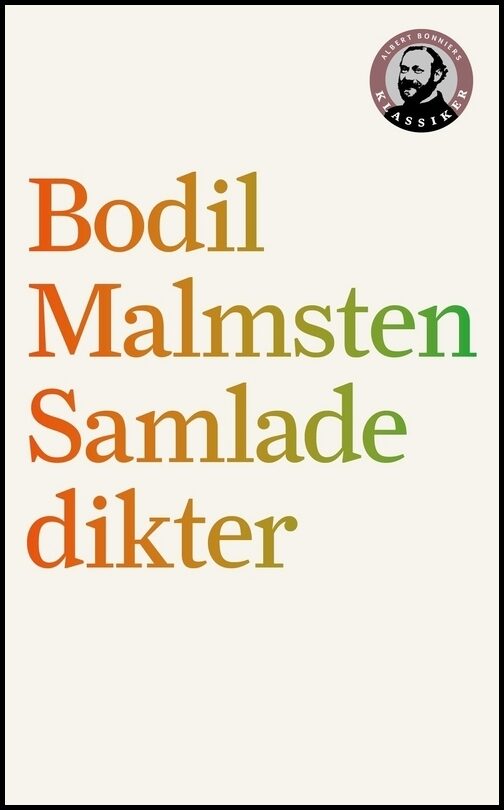 Boktips: Samlade dikter av Malmsten, Bodil