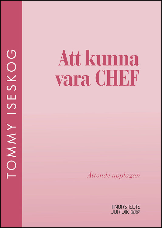 Boktips: Att kunna vara chef av Iseskog, Tommy