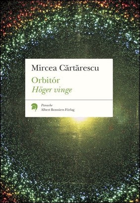 Boktips: Orbitór Höger vinge av Cartarescu, Mircea