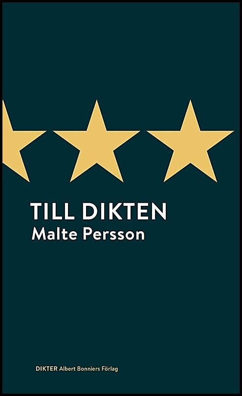 Boktips: Till dikten av Persson, Malte