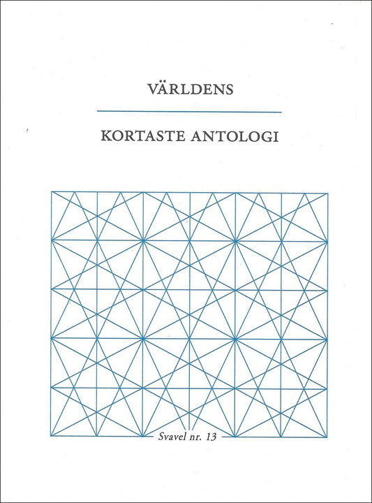 Boktips: Världens kortaste antologi av Andersen, Ida; Bannerhed, Tomas; et al