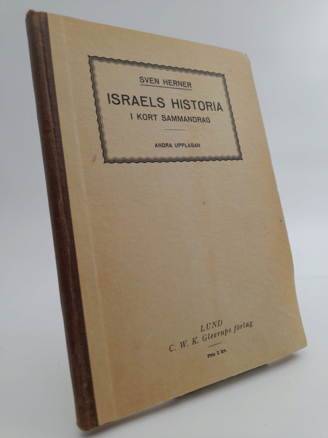 Boktips: Israels historia av Herner, Sven