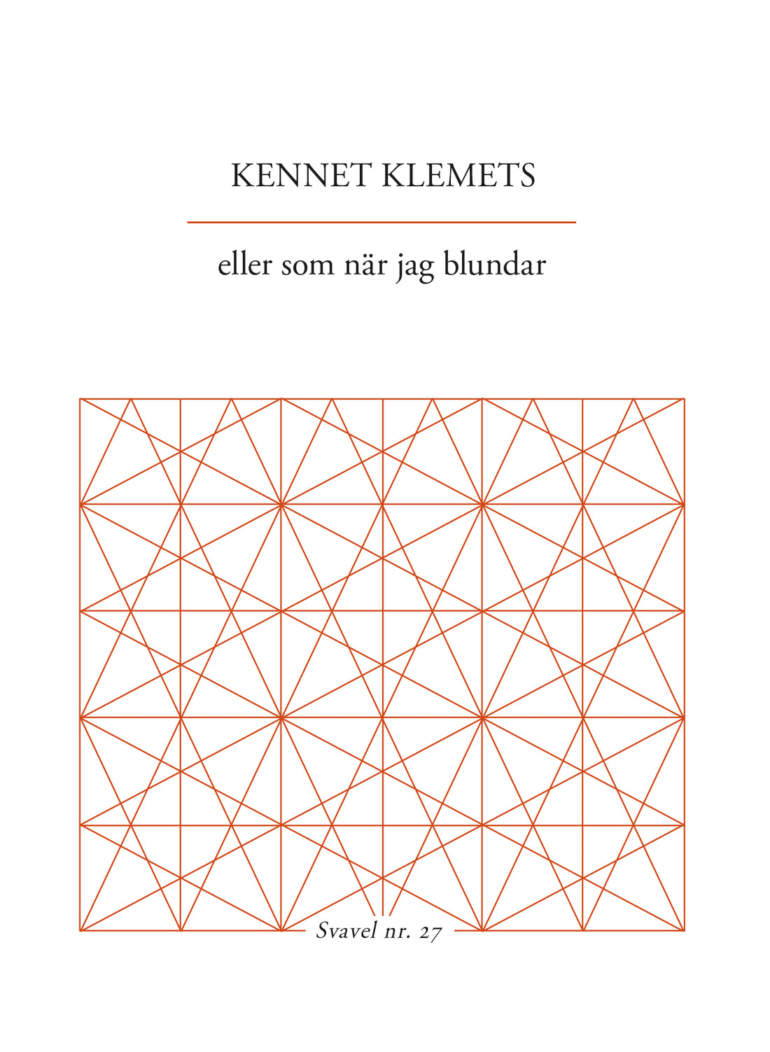 Boktips: eller som när jag blundar av Klemets, Kennet