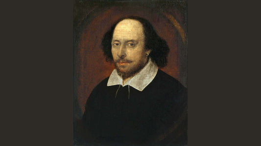 Porträtt av John Taylor som anses föreställa William Shakespeare, daterat omkring 1610.