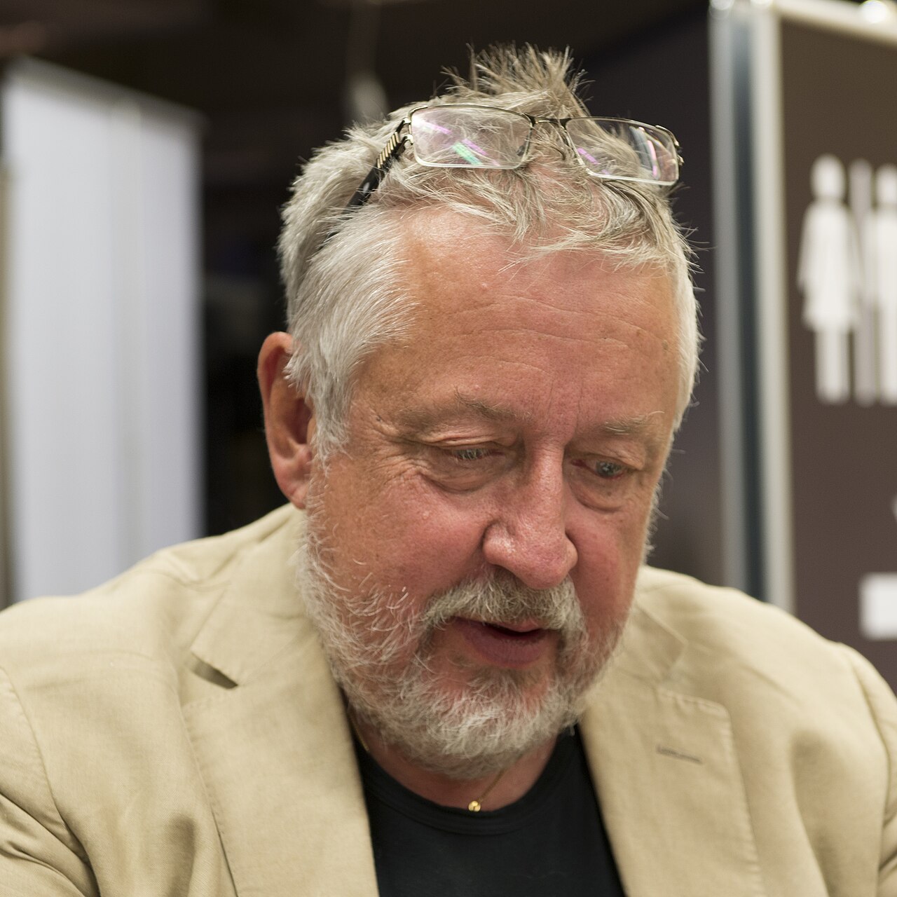 Leif G.W. Persson vid Bokmässan i Göteborg 2013. Foto: Albin Olsson (Wikipedia)