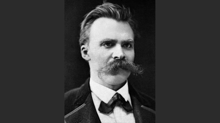 Friedrich Nietzsche, cirka 1875. Foto: Friedrich Hermann Hartmann